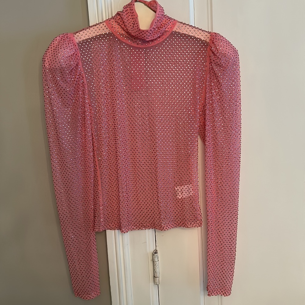 For love & lemons fretwork top NWT